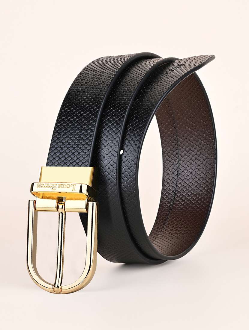 men textured pin buckle belt - 21762176 - Standard Image - 1