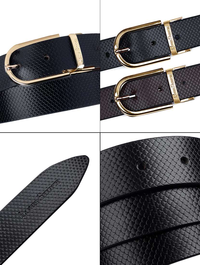 men textured pin buckle belt - 21762176 - Standard Image - 6