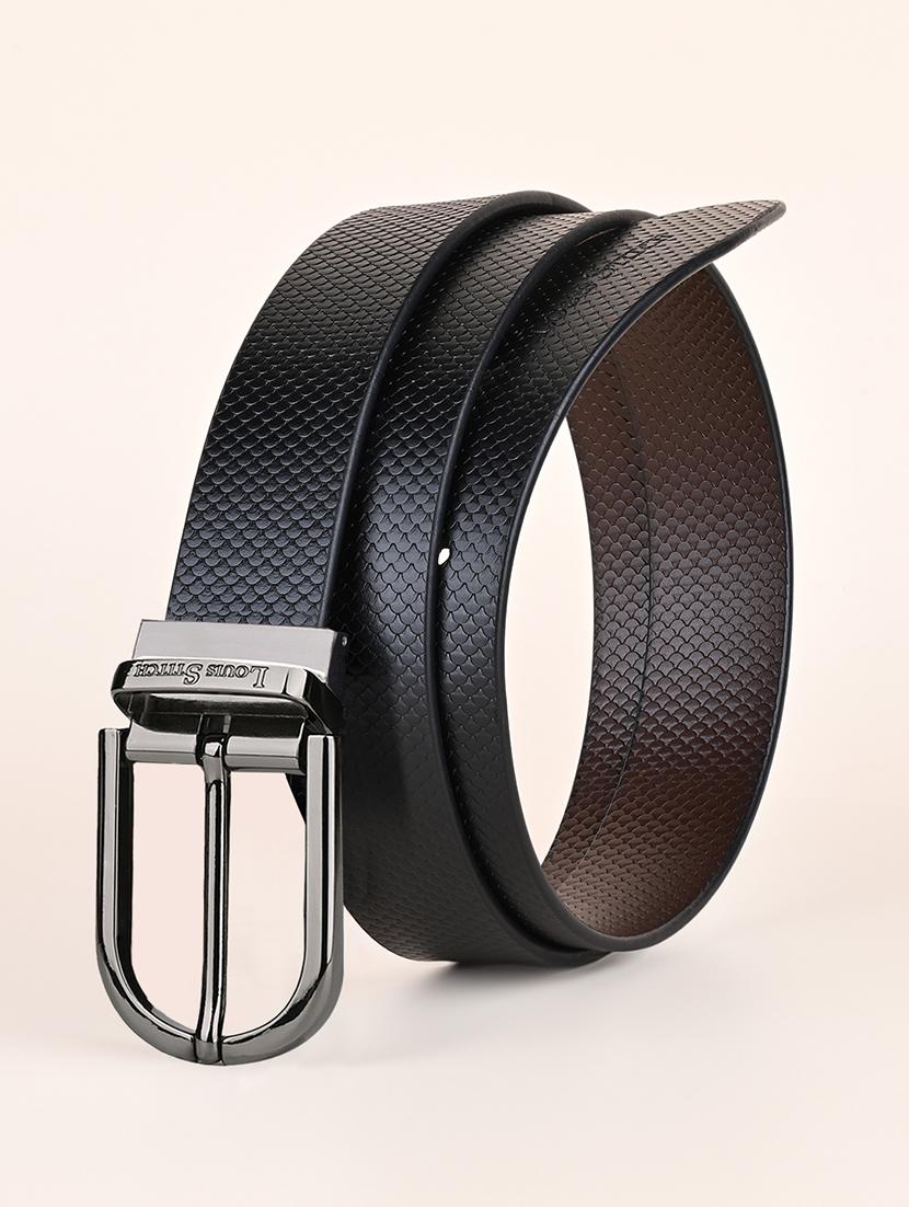 men textured pin buckle belt - 21762177 - Standard Image - 1