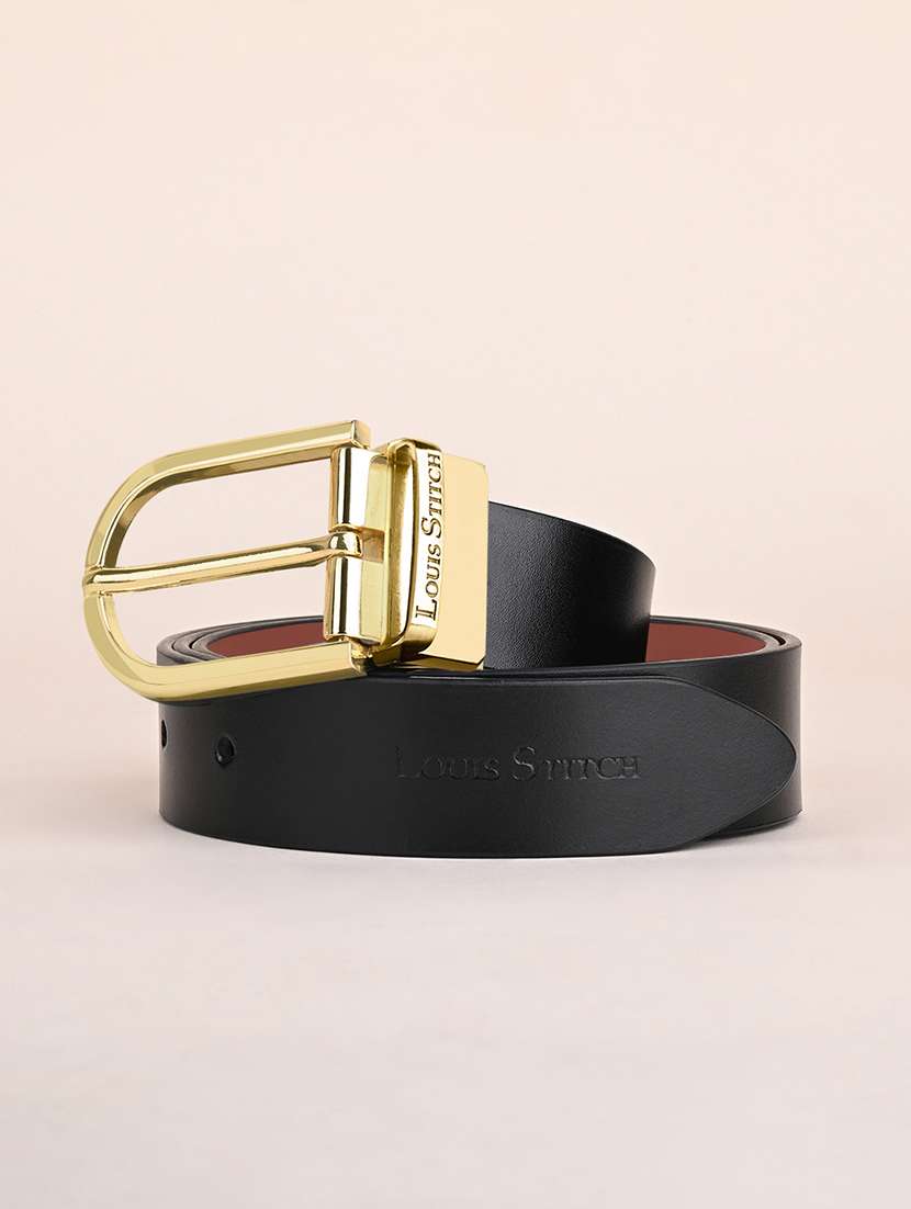 men pin buckle reversible leather belt - 21762188 - Zoom Image - 0