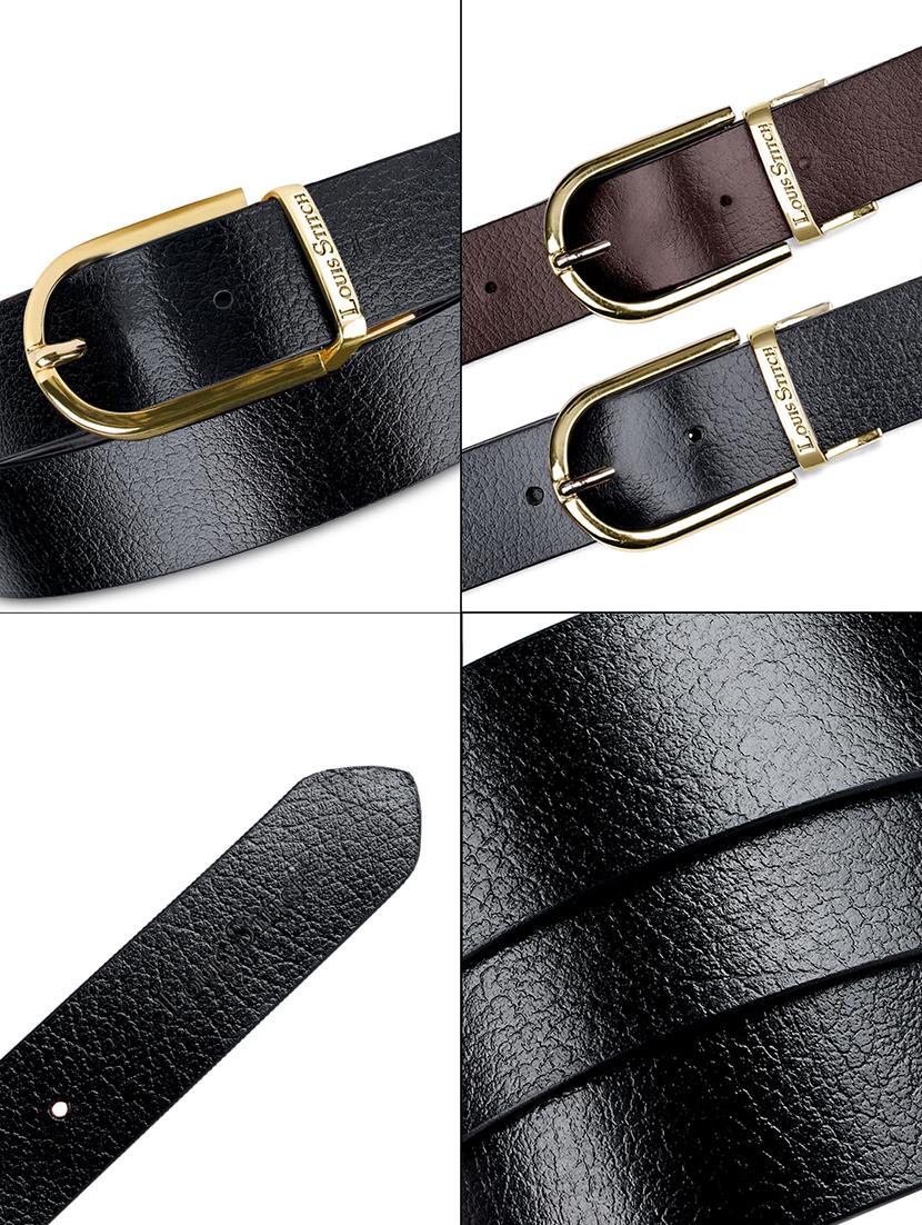 men pin buckle reversible leather belt - 21762194 - Standard Image - 6