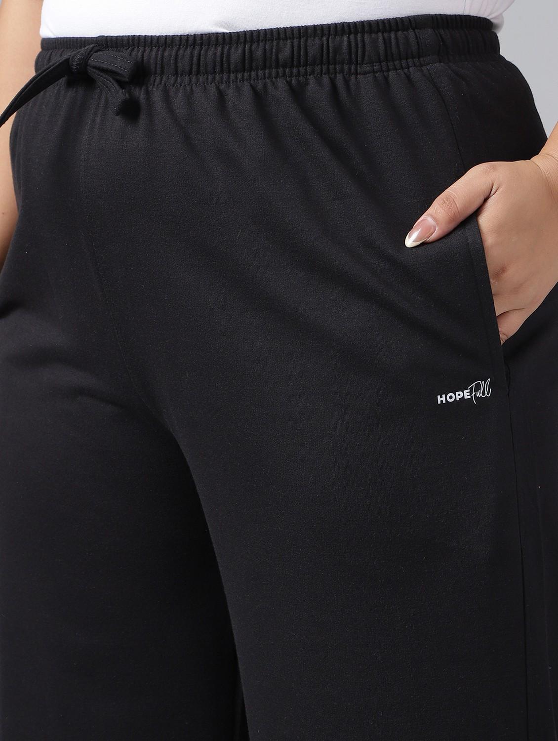 women plus size solid mid rise track pant - 21762234 - Standard Image - 6