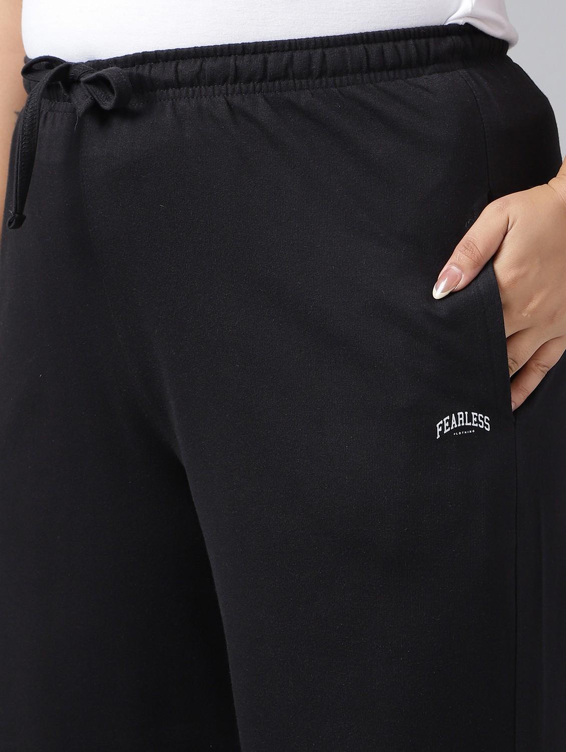 women plus size solid mid rise track pant - 21762235 - Standard Image - 6