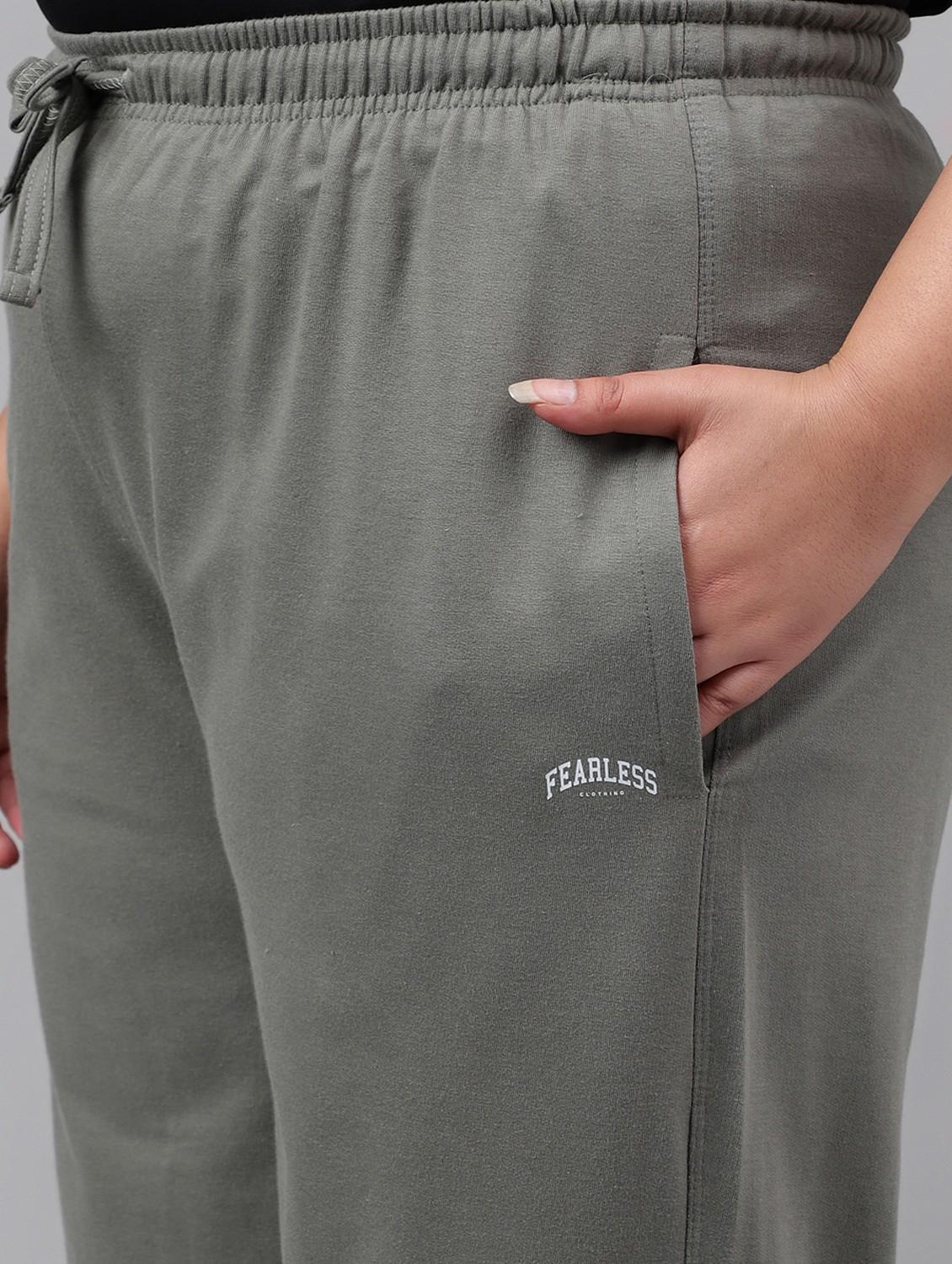 women plus size solid mid rise track pant - 21762241 - Standard Image - 6