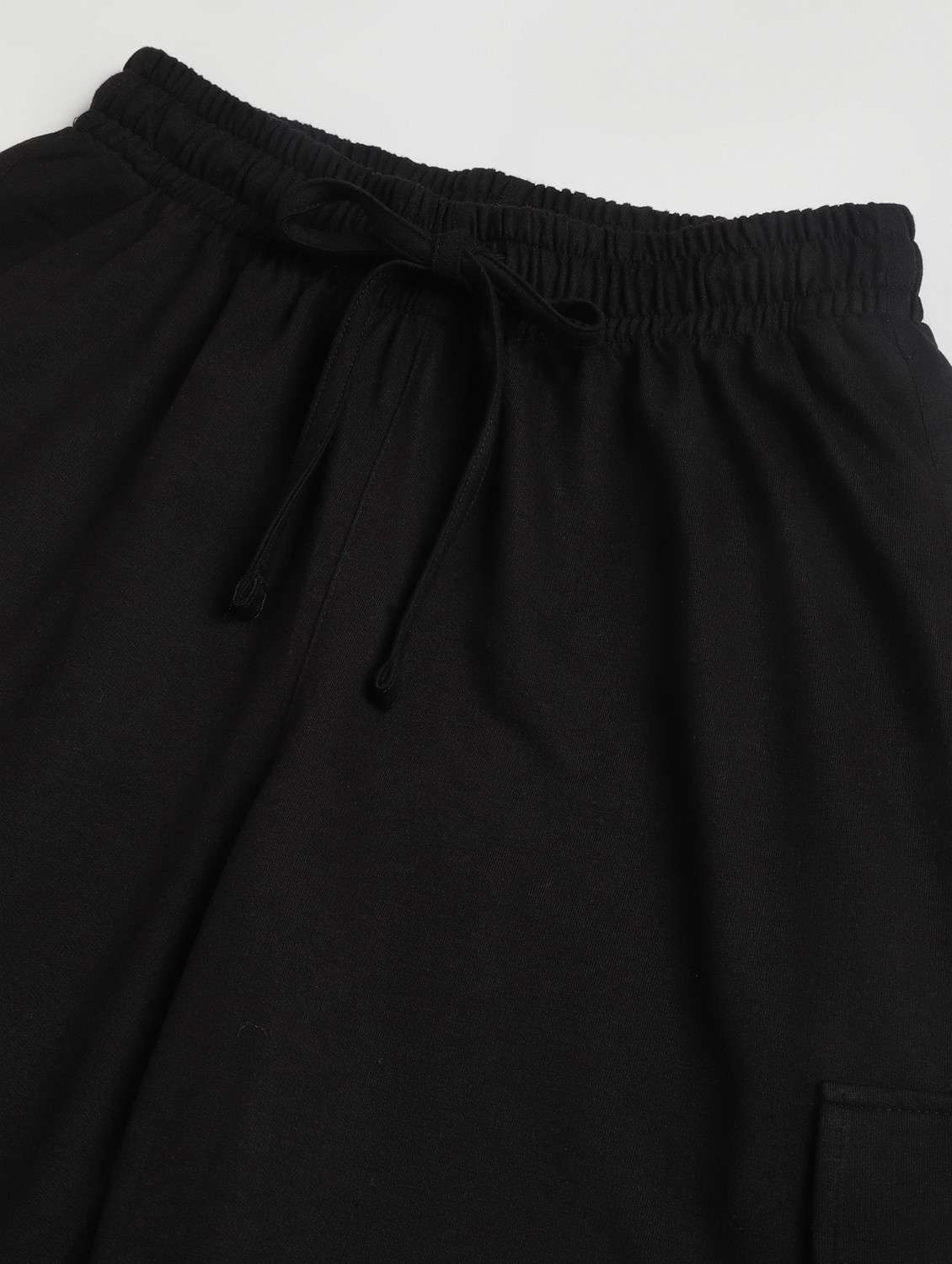 women solid relaxed fit mid rise cargo - 21762254 - Standard Image - 4
