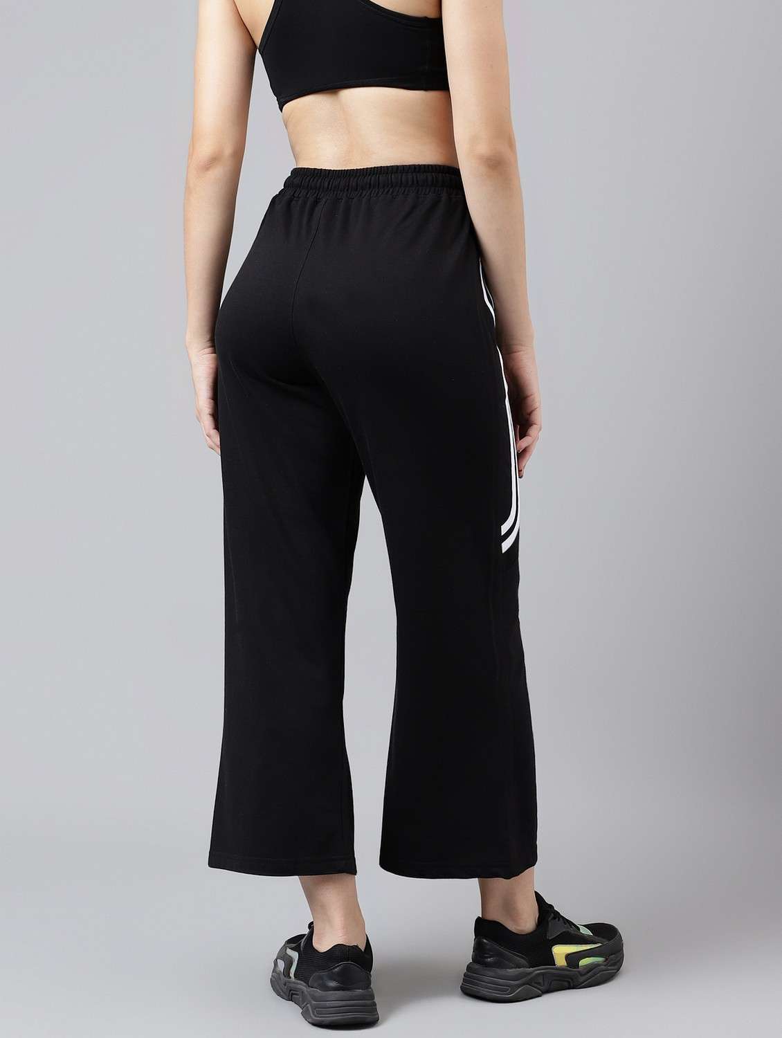 women tapered mid rise track pant - 21762266 -  Standard Image - 1