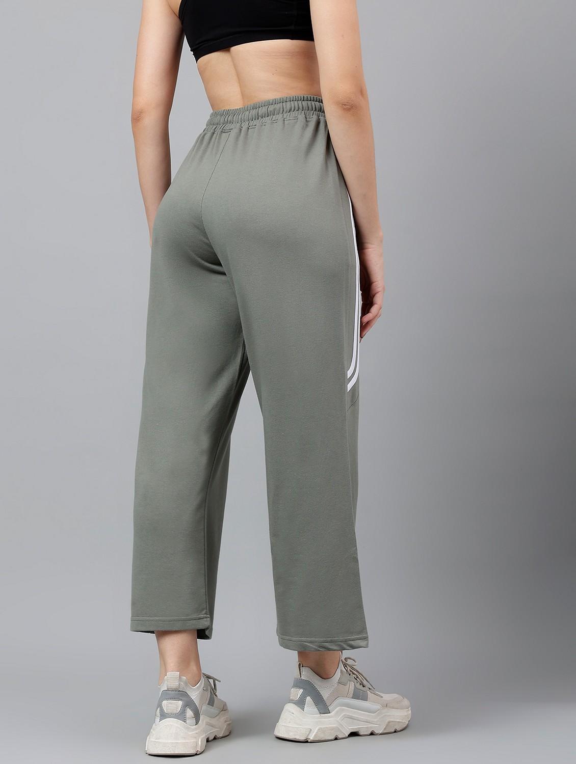 women tapered mid rise track pant - 21762267 -  Standard Image - 1