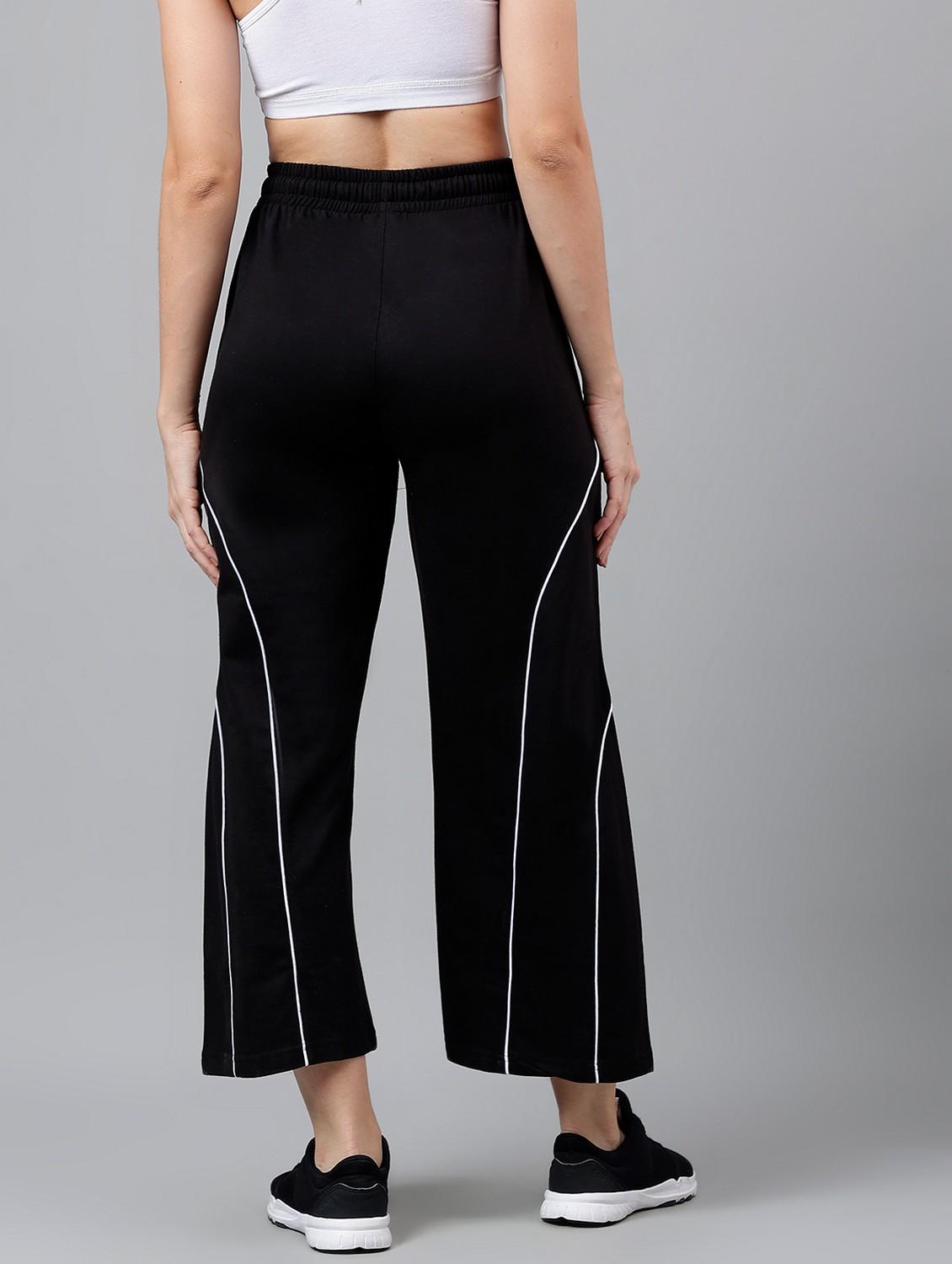 women solid mid rise track pant - 21762269 -  Standard Image - 1