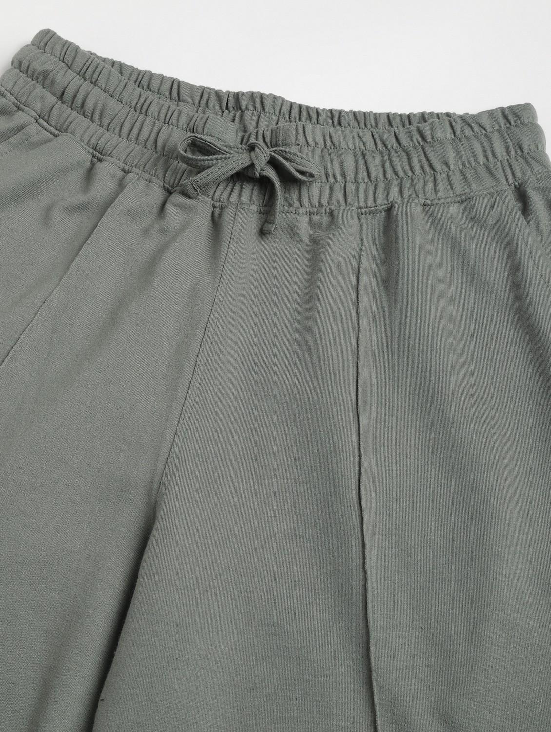 women solid mid rise track pant - 21762272 - Standard Image - 4