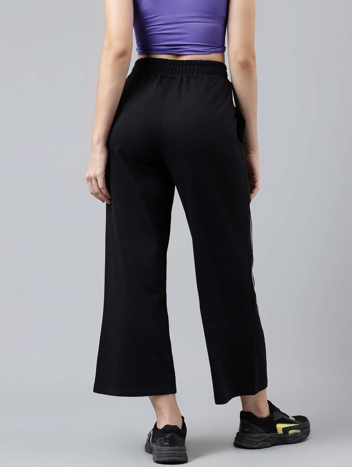 women tapered mid rise track pant - 21762276 -  Standard Image - 1