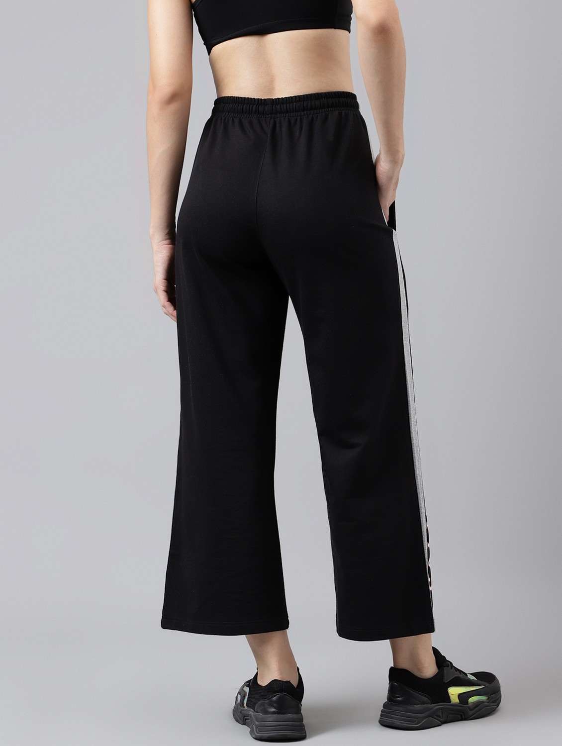 women tapered mid rise track pant - 21762278 -  Standard Image - 1