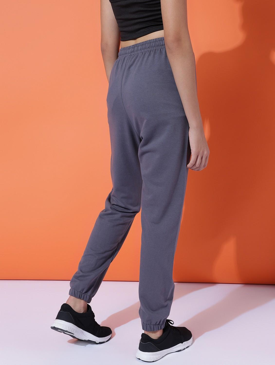 women solid mid rise jogger - 21762286 -  Standard Image - 1