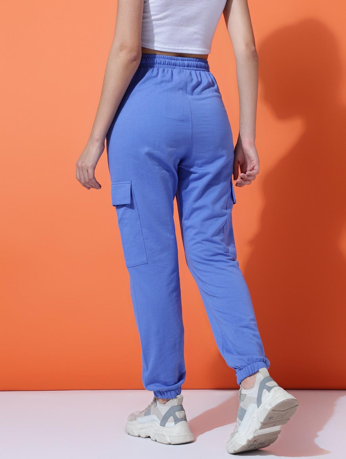 women solid mid rise cargo - 21762298 - Standard Image - 1