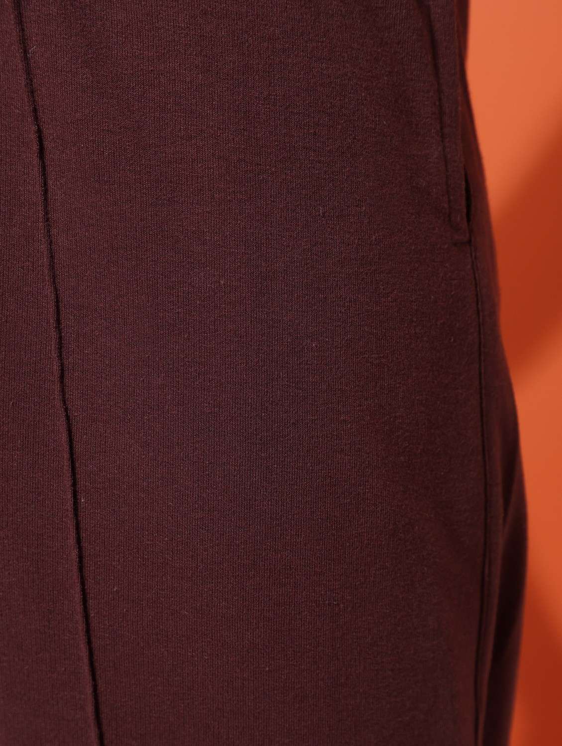 women solid mid rise track pant - 21762302 -  Standard Image - 4