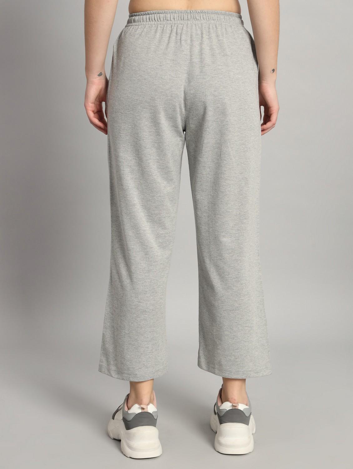 women solid mid rise track pant - 21762308 -  Standard Image - 1