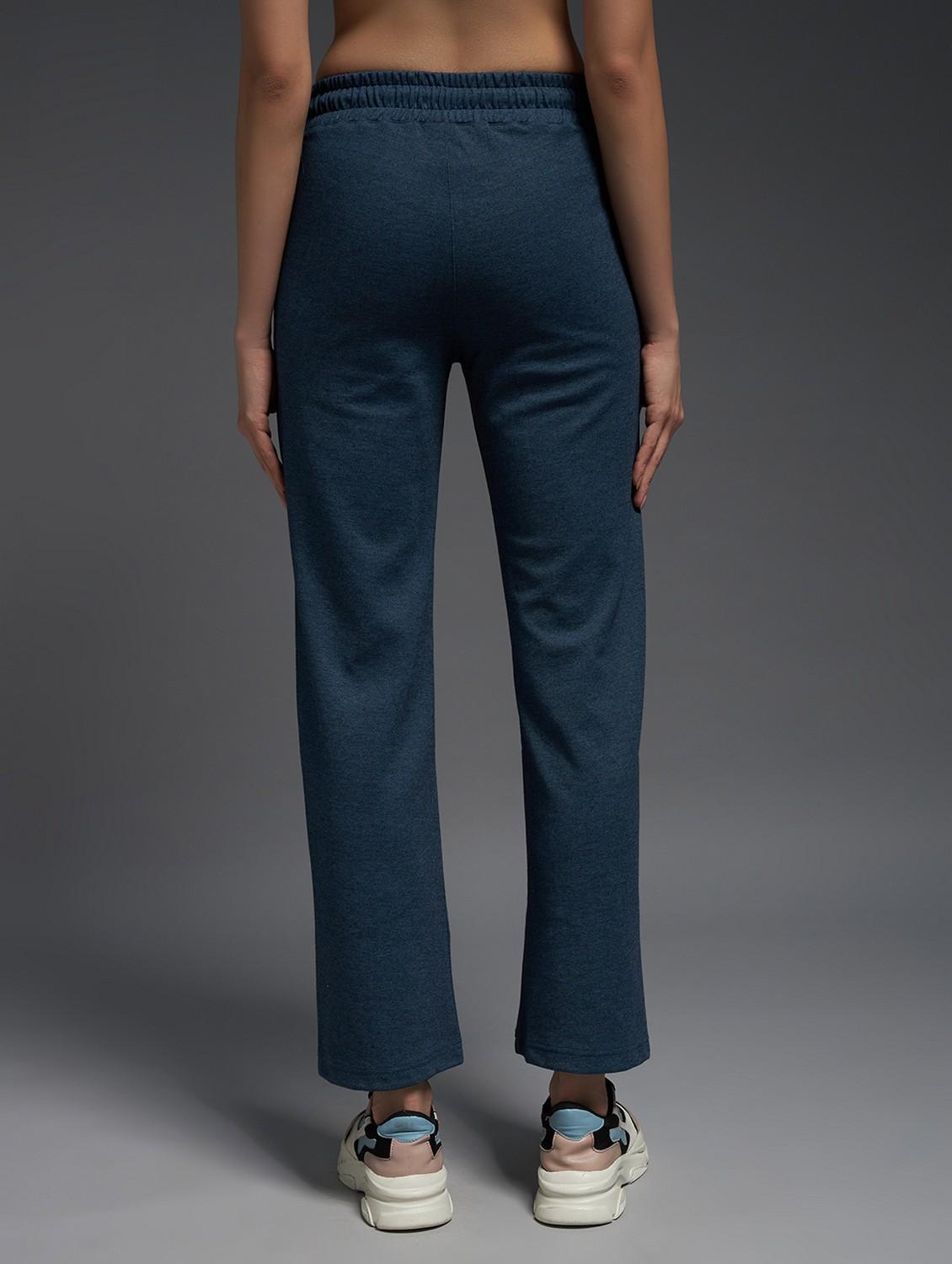 women solid mid rise track pant - 21762319 -  Standard Image - 1
