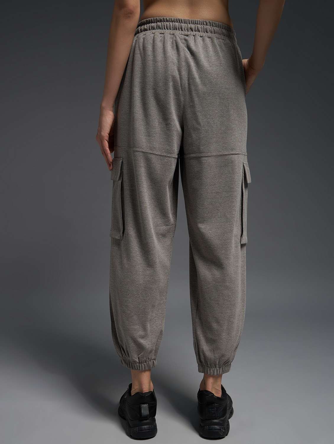 women solid mid rise cargo - 21762335 -  Standard Image - 1