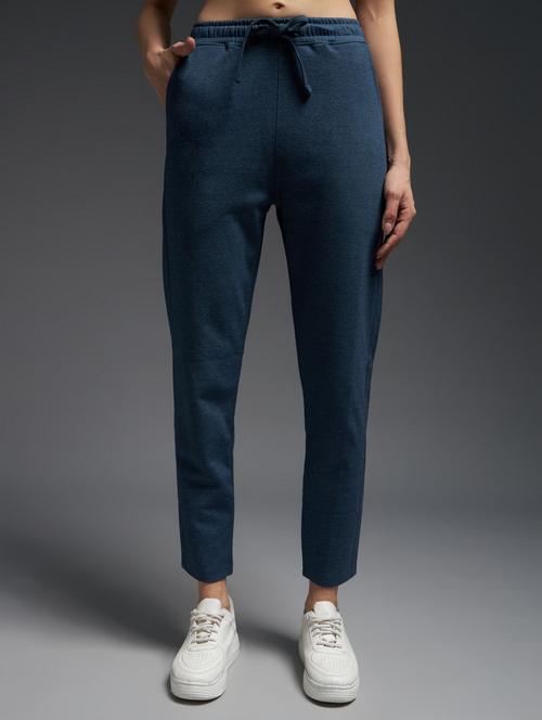 women solid mid rise track pant - 21762358 - Standard Image - 0