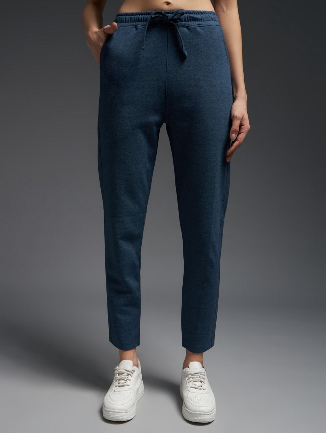 women solid mid rise track pant - 21762358 - Zoom Image - 0