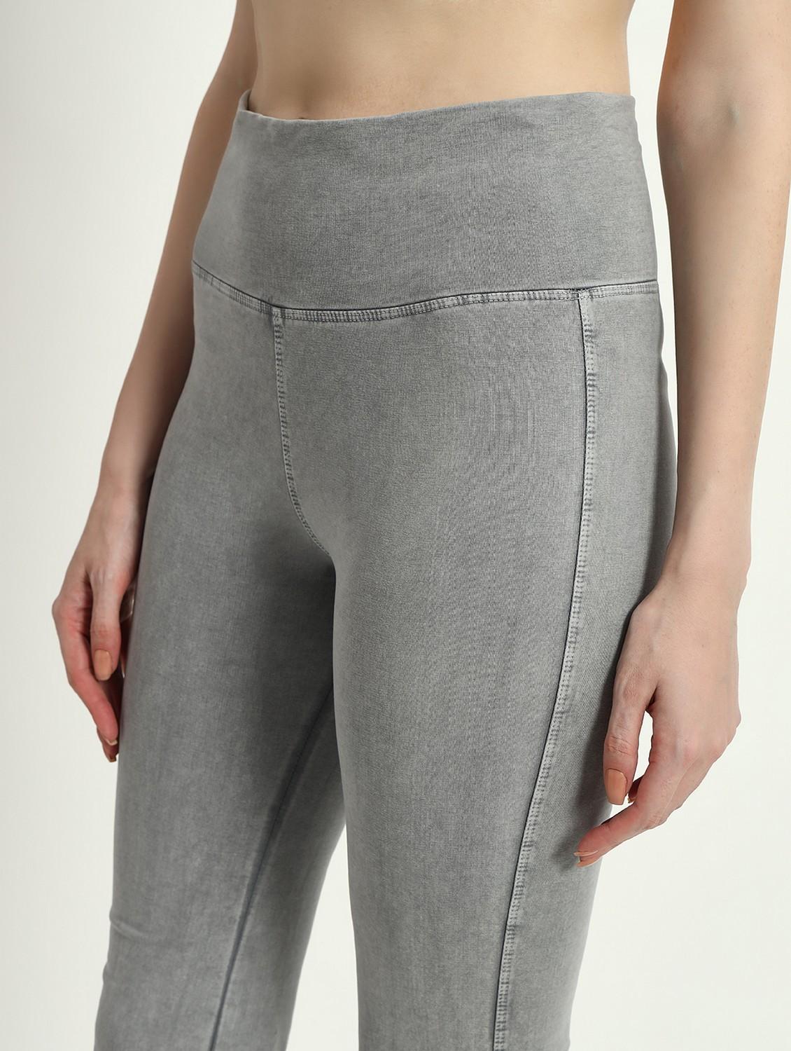 women solid high rise bootcut yoga pant - 21762363 - Standard Image - 4