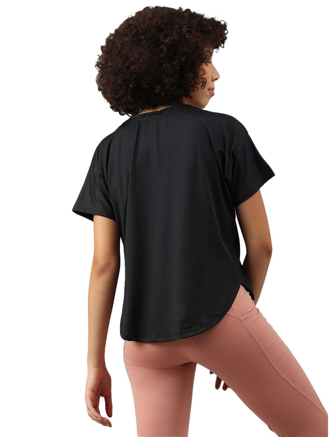 women typography printed dri-fit sports t-shirt - 21762368 -  Standard Image - 1