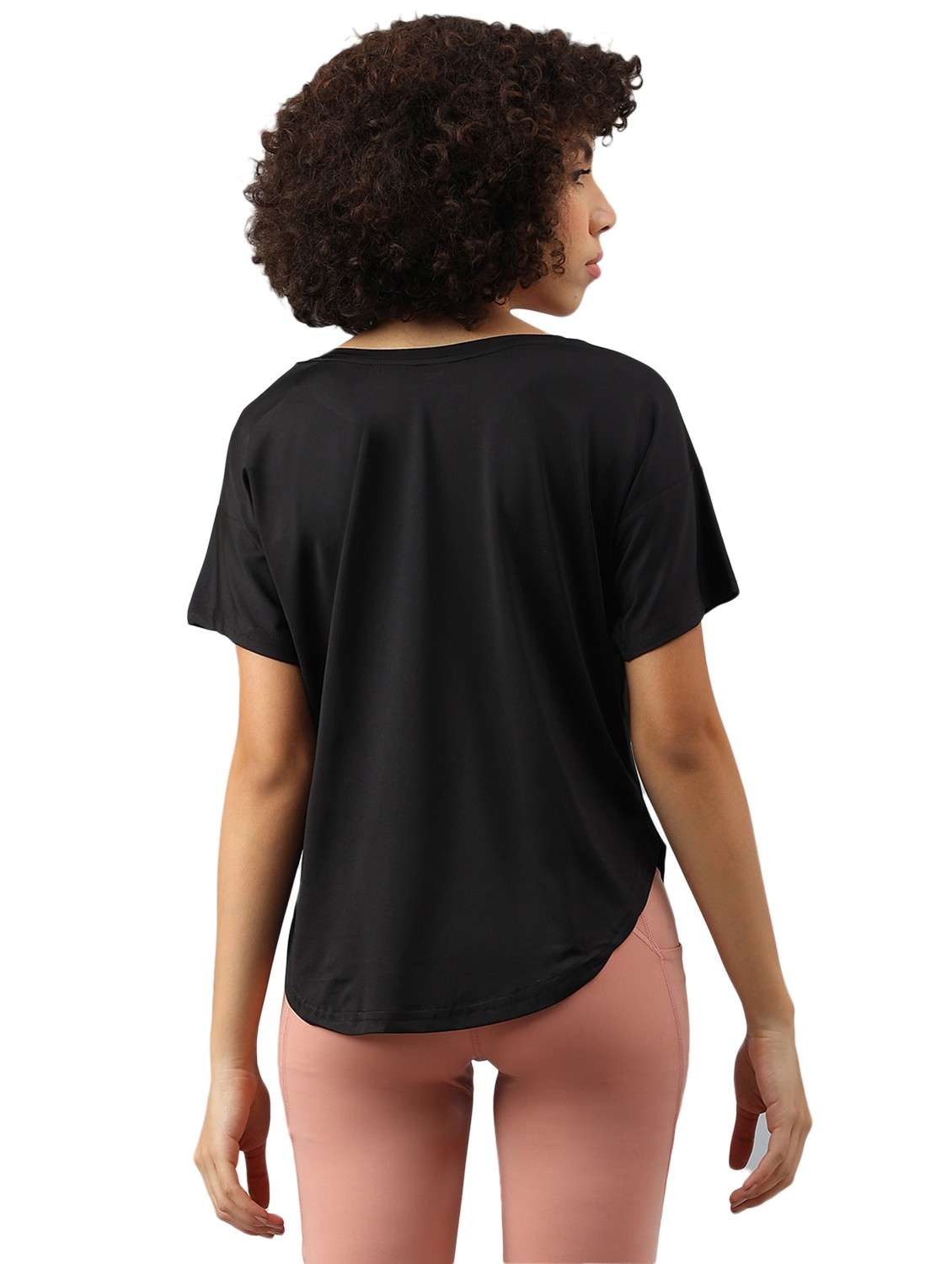 women printed dri-fit high low sports t-shirt - 21762373 -  Standard Image - 1