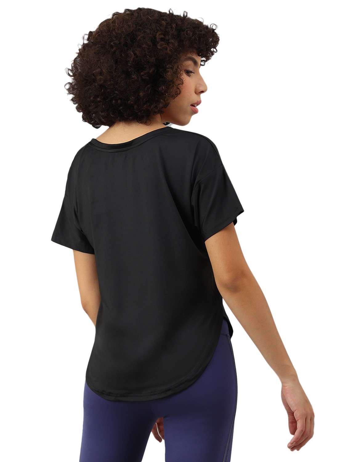 women printed dri-fit high low sports t-shirt - 21762388 -  Standard Image - 1