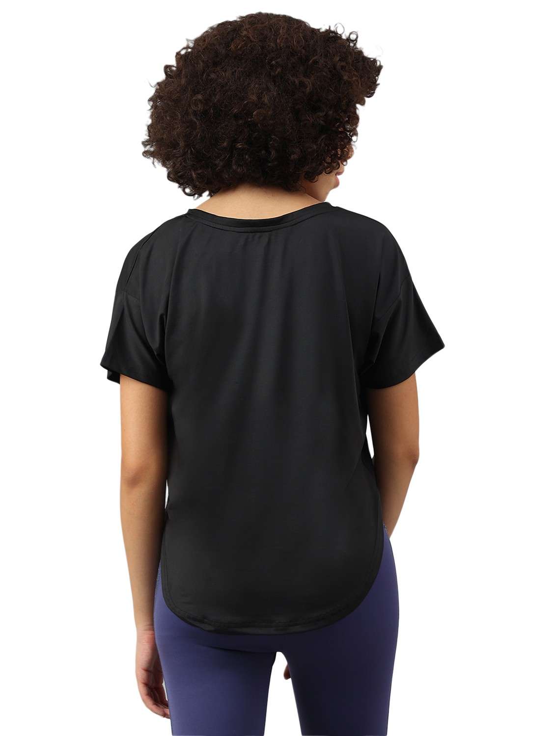 women printed dri-fit high low sports t-shirt - 21762390 -  Standard Image - 1