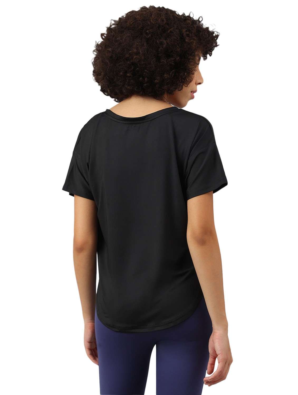women printed dri-fit high low sports t-shirt - 21762394 -  Standard Image - 1