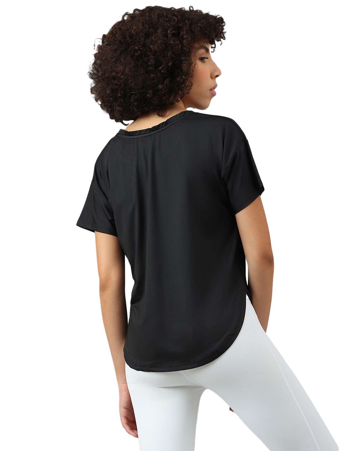 women printed dri-fit high low sports t-shirt - 21762402 -  Standard Image - 1