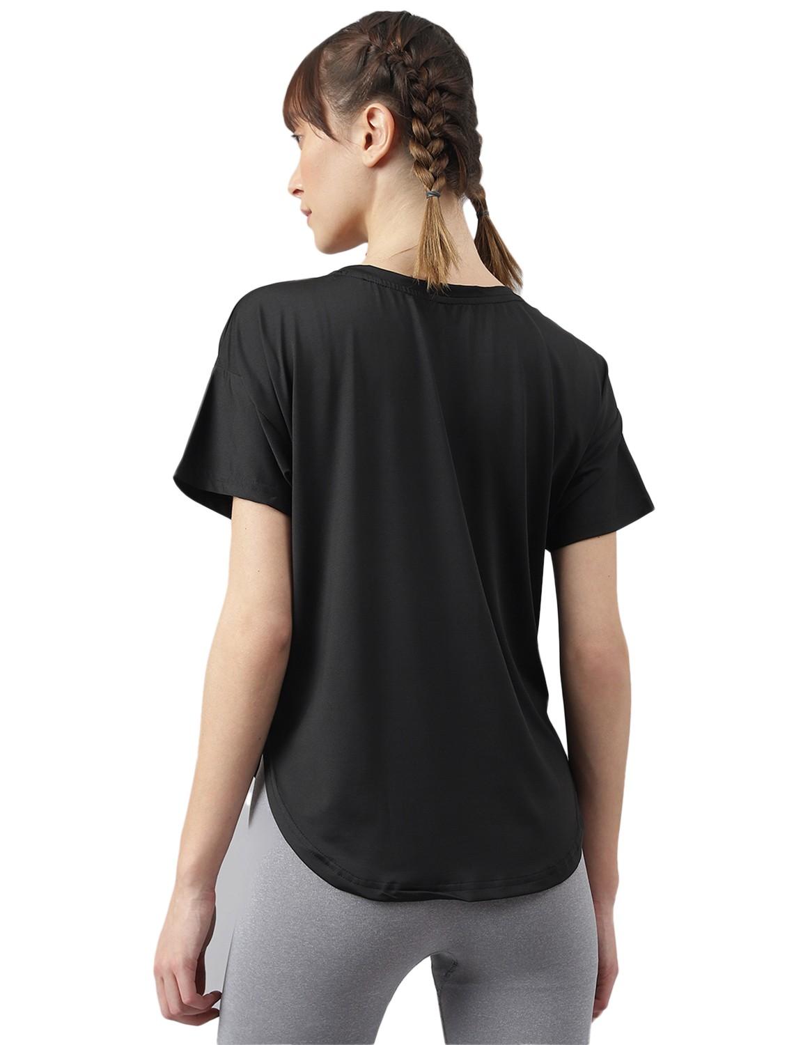 women printed dri-fit high low sports t-shirt - 21762403 -  Standard Image - 1