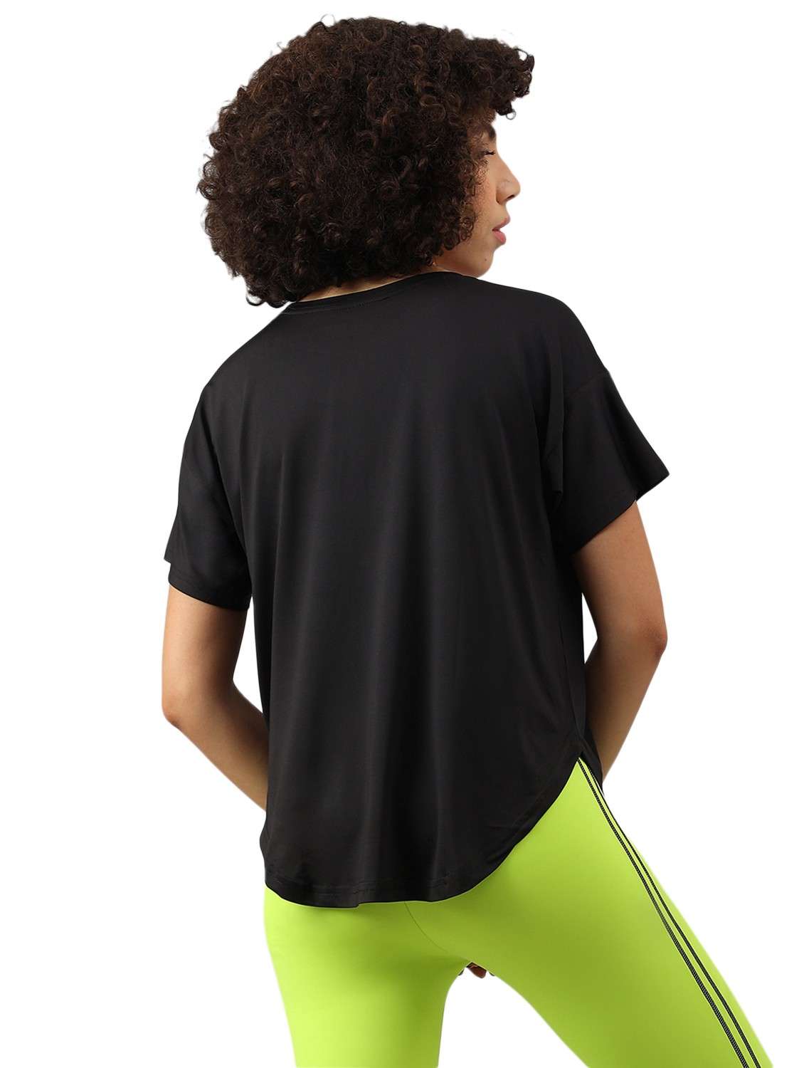 women printed dri-fit high low sports t-shirt - 21762405 -  Standard Image - 1