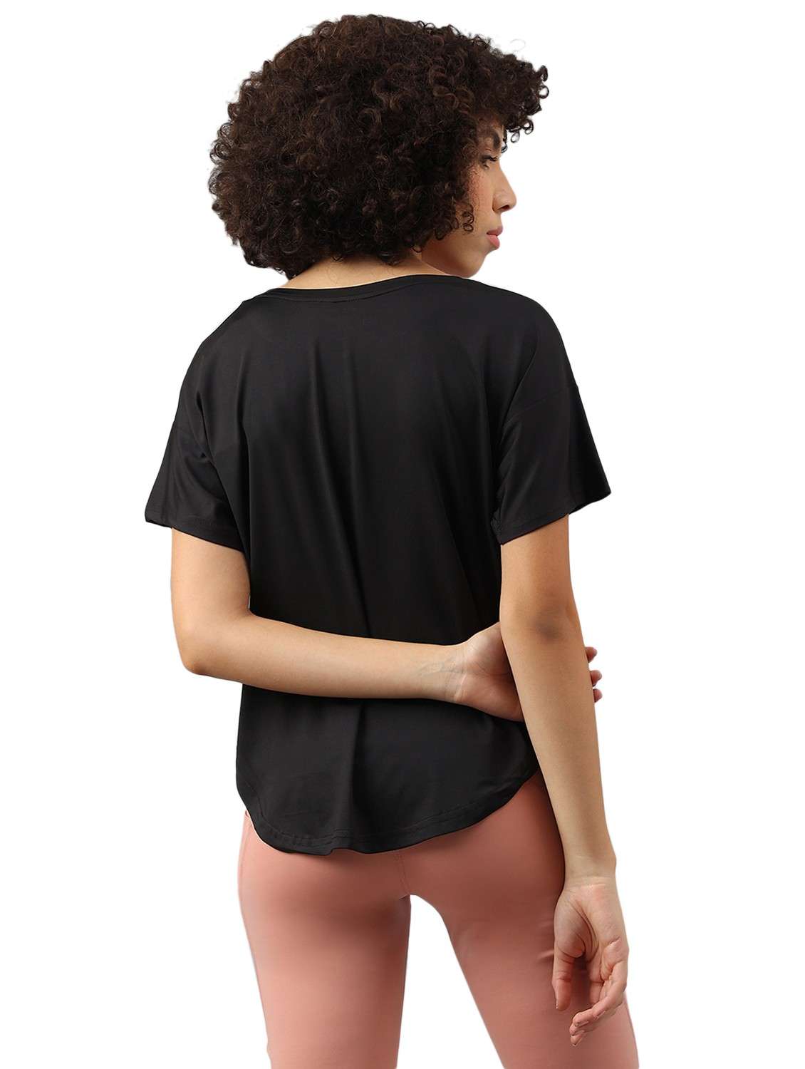 women printed dri-fit high low sports t-shirt - 21762406 -  Standard Image - 1