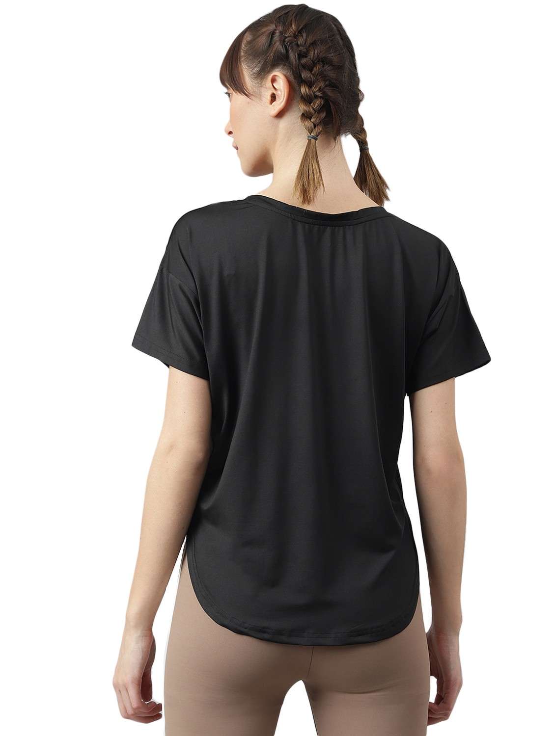 women printed dri-fit high low sports t-shirt - 21762410 -  Standard Image - 1