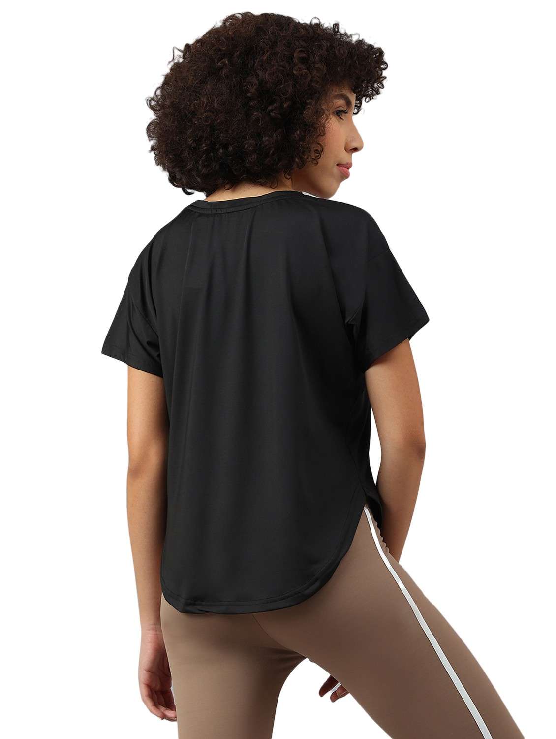 women printed dri-fit high low sports t-shirt - 21762412 -  Standard Image - 1