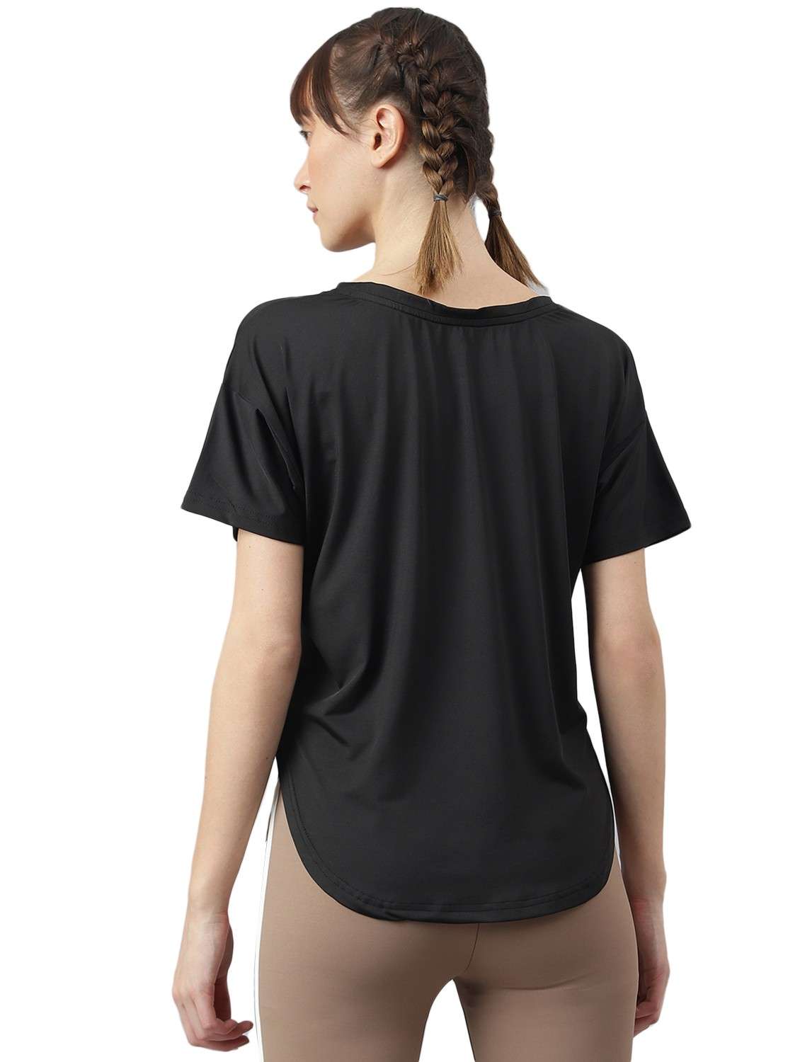 women printed dri-fit high low sports t-shirt - 21762413 -  Standard Image - 1