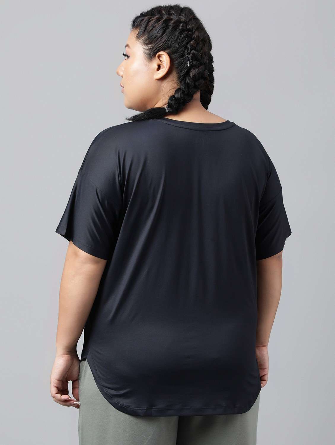 women plus size printed dri-fit sports t-shirt - 21762432 -  Standard Image - 1