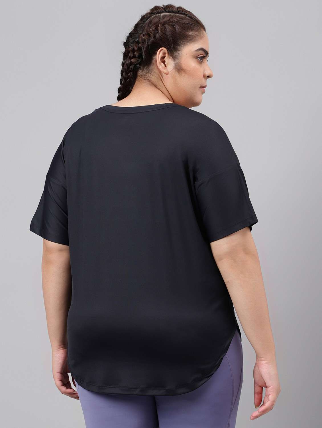 women plus size printed dri-fit sports t-shirt - 21762433 - Standard Image - 1