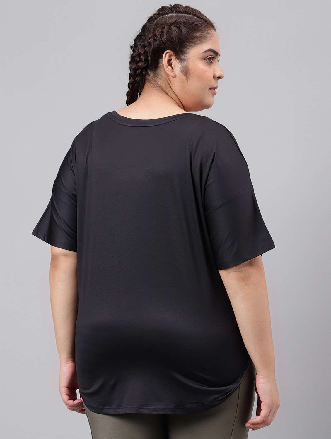 women plus size printed dri-fit sports t-shirt - 21762435 -  Standard Image - 1