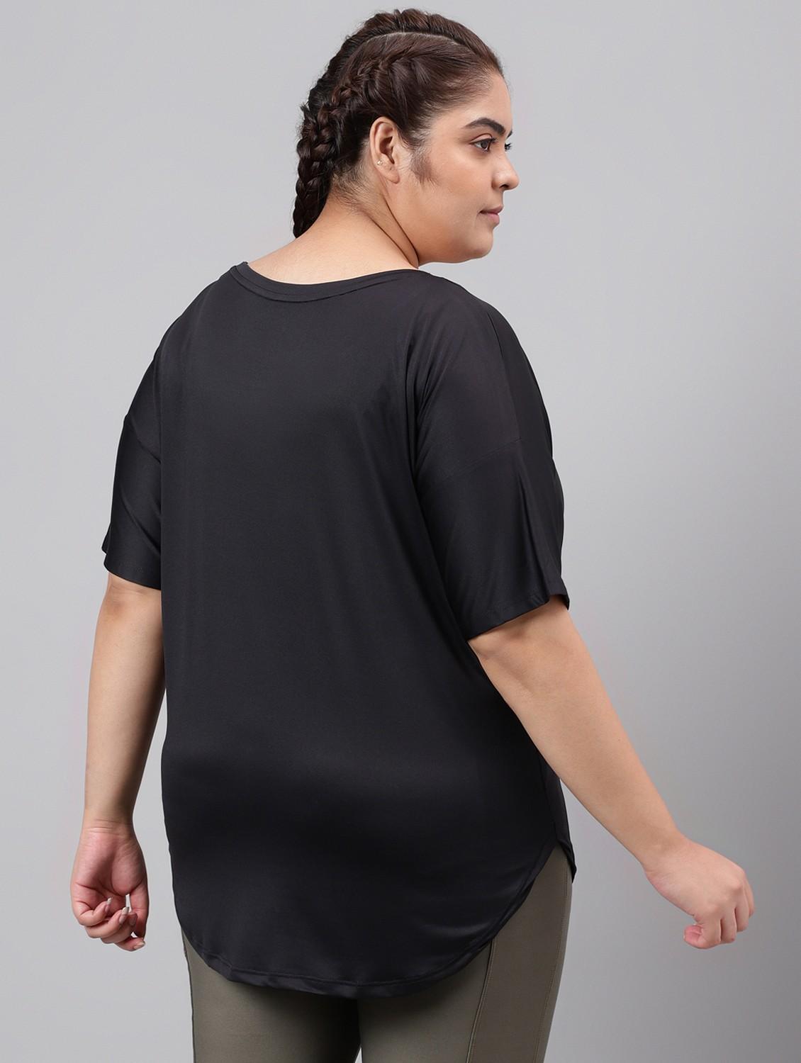 women plus size printed dri-fit sports t-shirt - 21762438 - Standard Image - 1