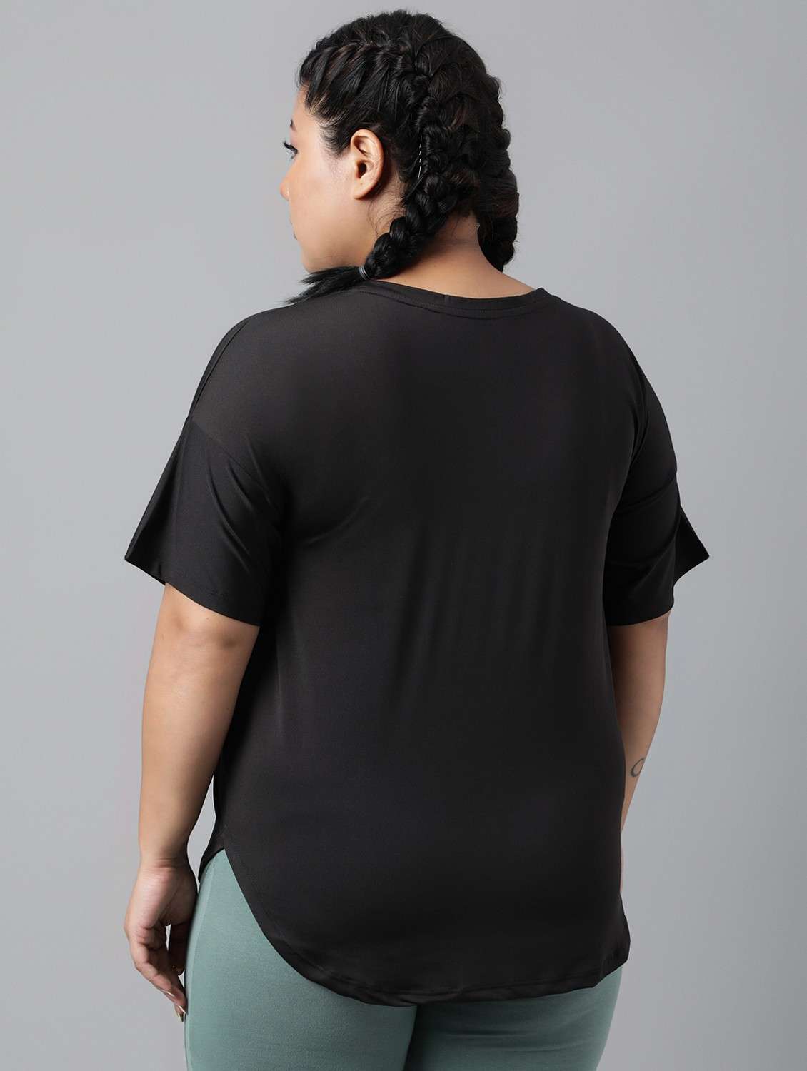 women plus size printed dri-fit sports t-shirt - 21762440 -  Standard Image - 1