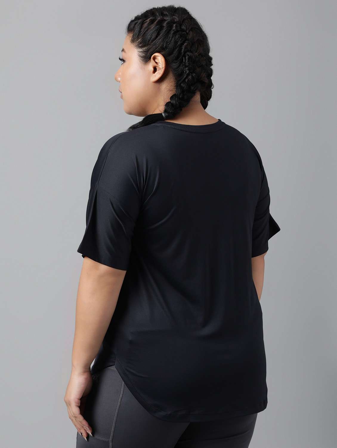 women plus size printed dri-fit sports t-shirt - 21762442 -  Standard Image - 1