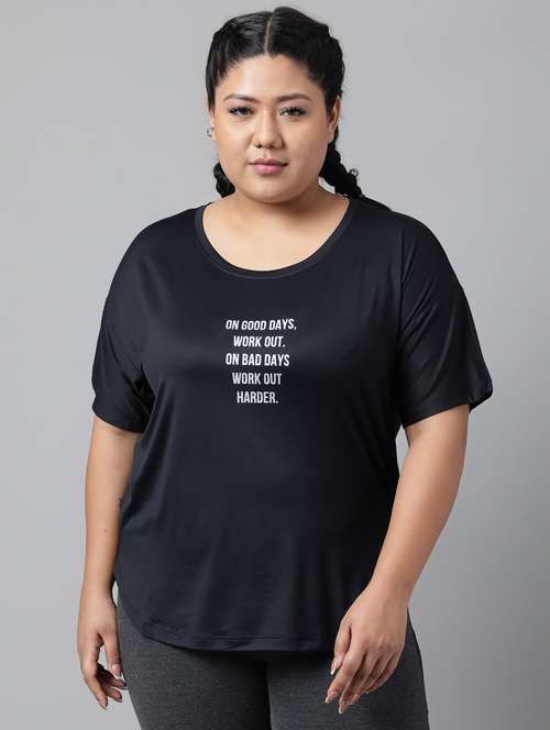 women plus size printed dri-fit sports t-shirt - 21762445 -  Standard Image - 0