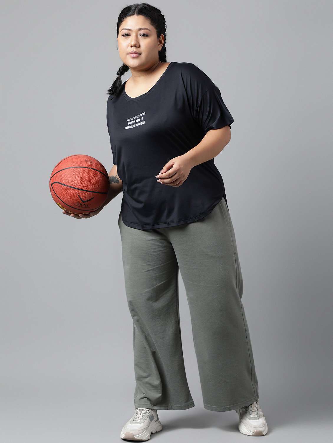 women plus size printed dri-fit sports t-shirt - 21762448 -  Standard Image - 4