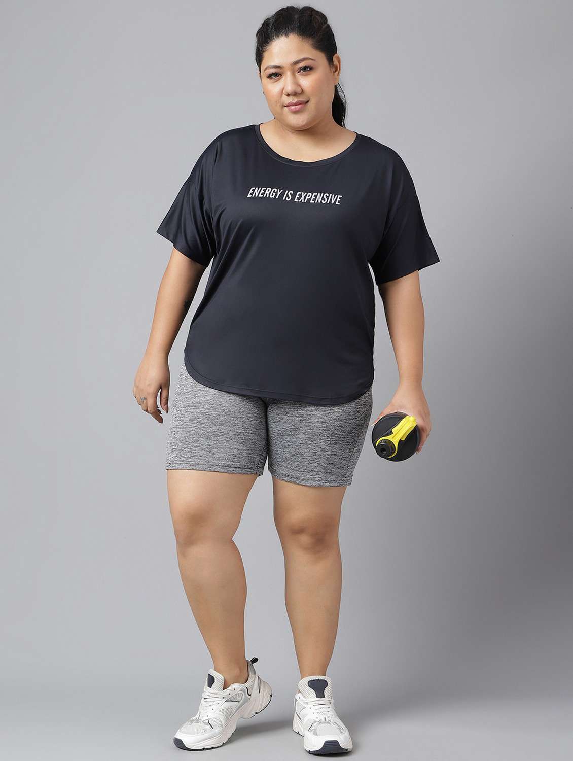 women plus size printed dri-fit sports t-shirt - 21762450 -  Standard Image - 4