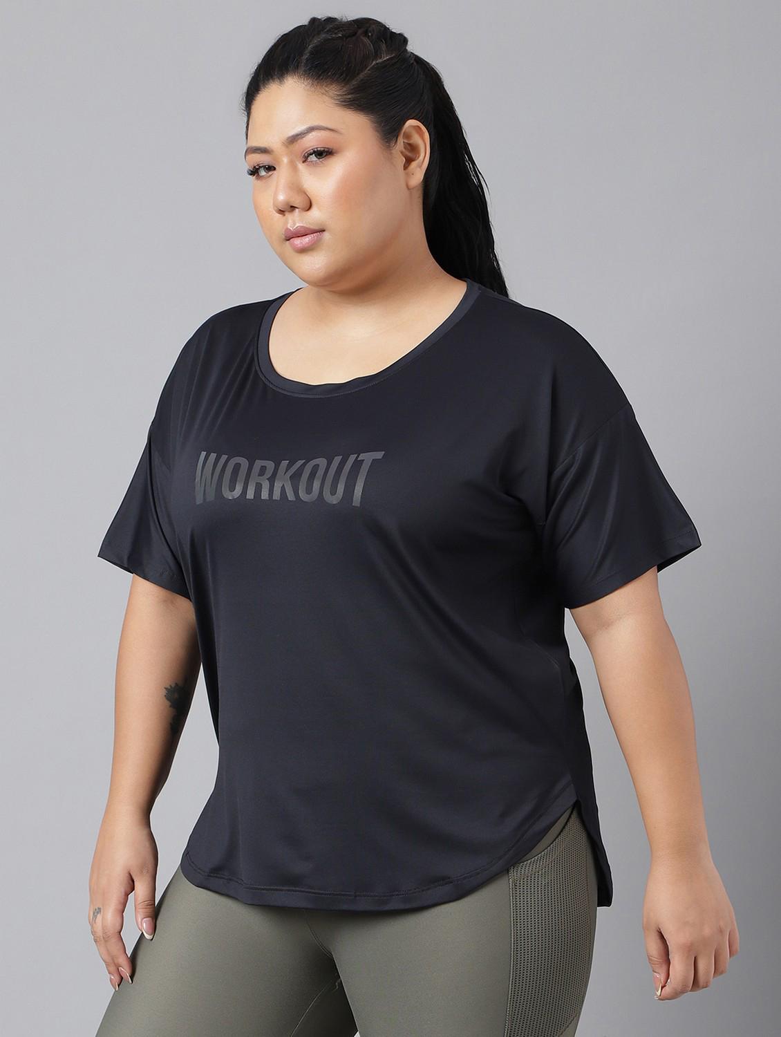 women plus size printed dri-fit sports t-shirt - 21762454 -  Standard Image - 1