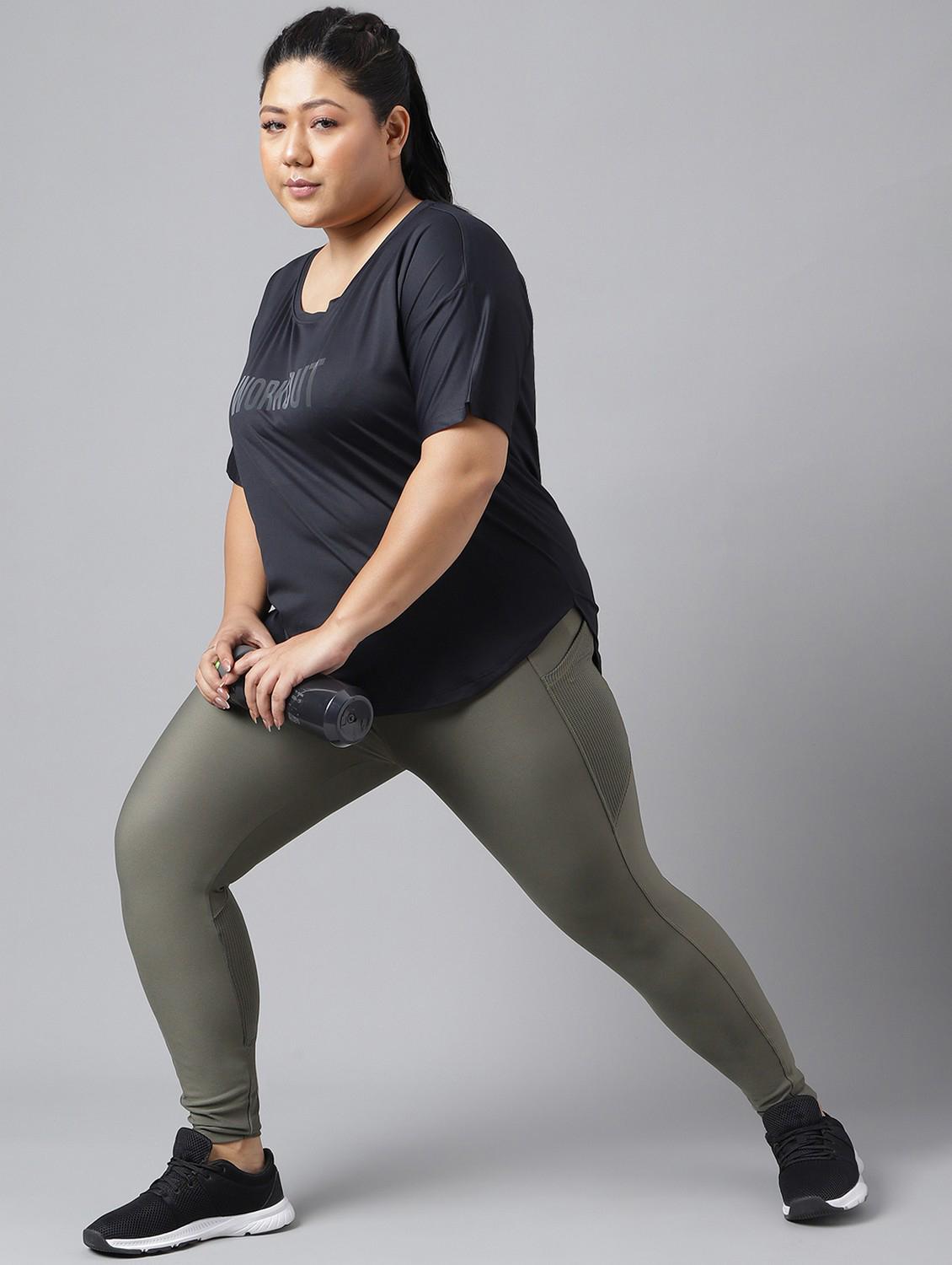 women plus size printed dri-fit sports t-shirt - 21762454 - Standard Image - 4