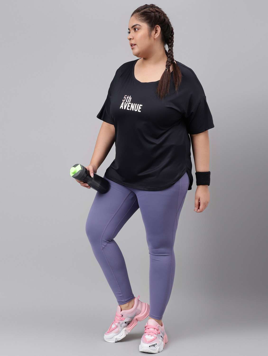 women plus size printed dri-fit sports t-shirt - 21762463 -  Standard Image - 4