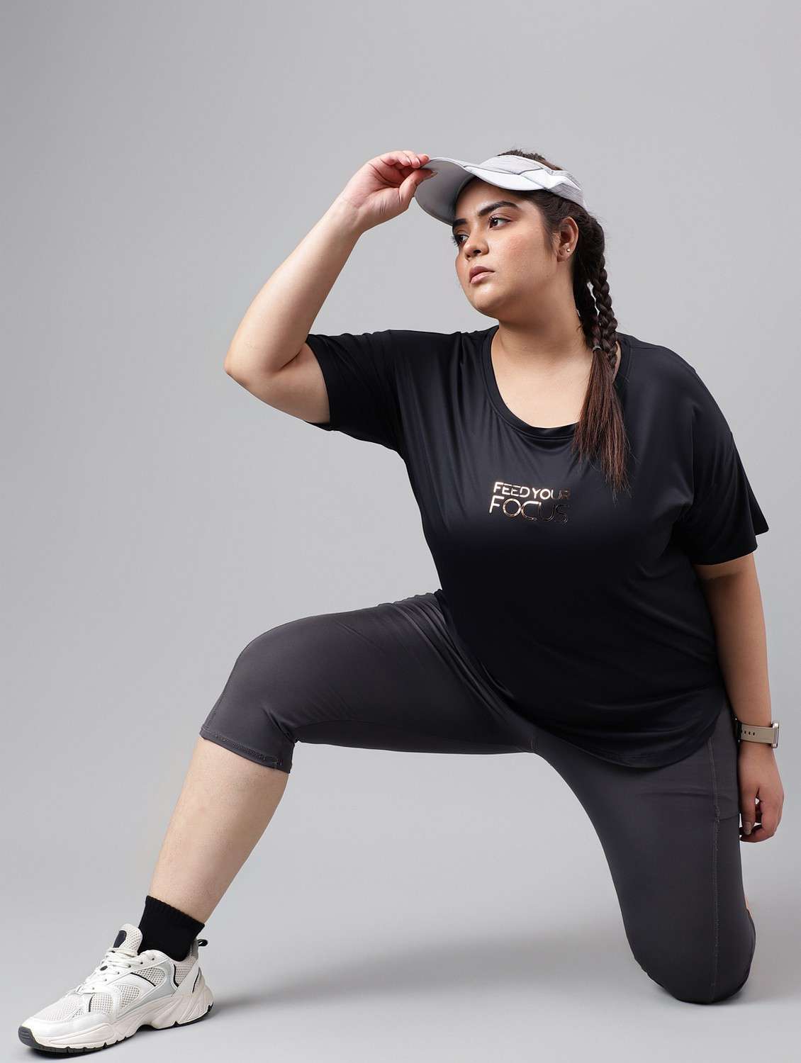 women plus size printed dri-fit sports t-shirt - 21762465 -  Standard Image - 4