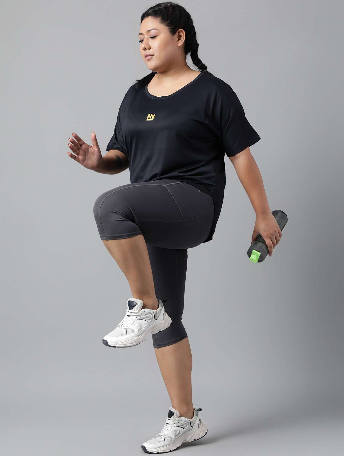 women plus size printed dri-fit sports t-shirt - 21762473 -  Standard Image - 4